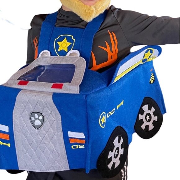 Pottery Barn Kids Costume Paw Patrol Pup Chase Blue 2 Pc Hat PBK Unisex Small - Picture 8 of 14